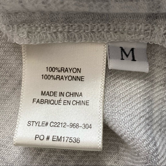 Cloth & Stone Anthropologie Lace-Up Back Plaid Long Sleeve Shirt Blouse M - Picture 8 of 9